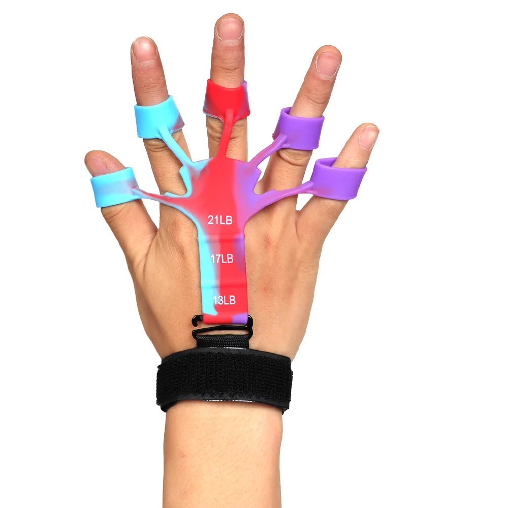 3-Resistance Hollow Hand Gripper - Finger/Wrist Trainer for Gym, Sports & Physical Therapy For Men and Women