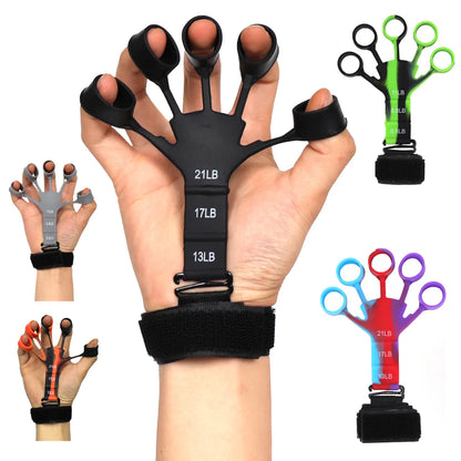 3-Resistance Hollow Hand Gripper - Finger/Wrist Trainer for Gym, Sports & Physical Therapy For Men and Women