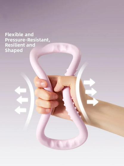 GripCore™ Figure 8 Pilates Ring – Shoulder, Back & Leg Stretching Tool
